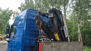 Camion plate-forme Mercedes-Benz Actros 2543 6x2 KLIMA RETARDER with Crane HIAB / EURO 3 à vendre - Image 4 | Autoline ML Camion plate-forme Mercedes-Benz Actros 2543 6x2 KLIMA RETARDER with Crane HIAB / EURO 3 | Image 4 - Autoline