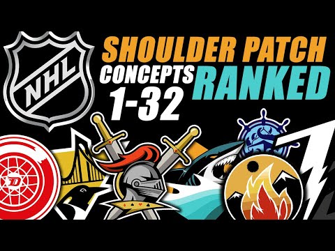 NHL Shoulder Patch Concepts RANKED 1-32! Seattle Kraken Included!