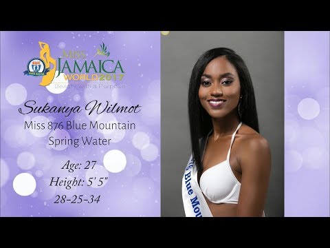 Miss Jamaica World 2017 Contestant #6  Sukanya Wilmot