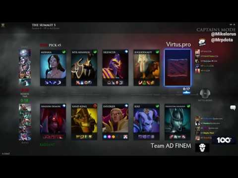 VP vs Ad Finem - Game 1 - The Summit 6 European Qualifiers - @mikelorus & @mrpdota