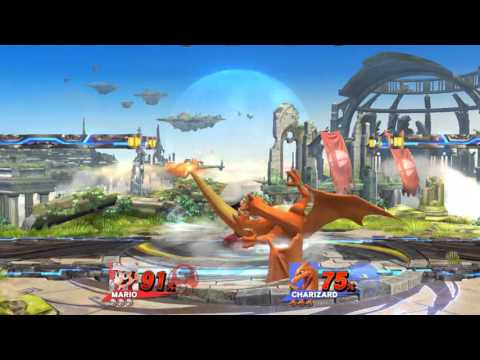 SSB4: Mario (Younglink4) v Charizard
