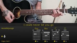 ROLE MODEL - neverletyougo | Easy Guitar Lesson Tutorial with Chords/Tabs and Lyrics