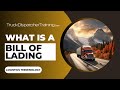 Bill of Lading Explained: Key Document in Shipping & Logistics