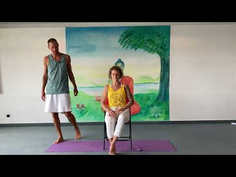 Einbeiniger Stuhl bei ISG und unterer Rücken Themen