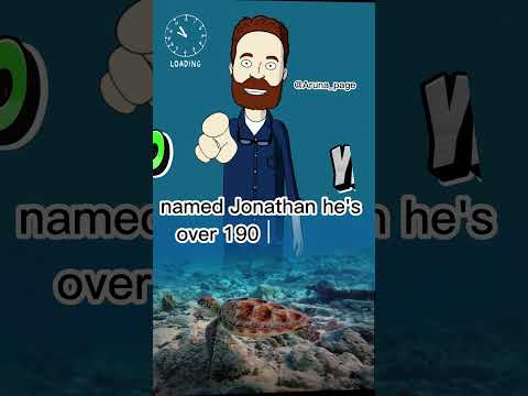 The Oldest Animal Alive 🐢 Over 190 Years Old! 🌊 #shortvideo #fact #trending