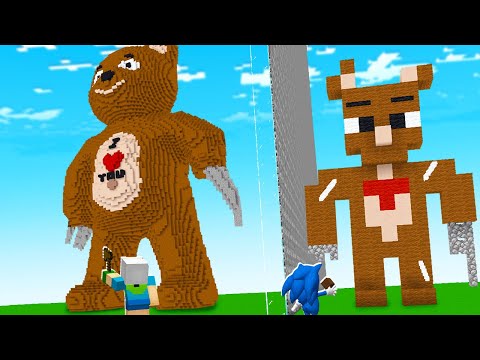 YAPI KAPIŞMALARINDA TATLI AYICIK İLE ARKADAŞIMI TROLLEDİM - Minecraft