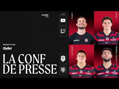 Conférence de presse | Stade Français vs. Stade Toulousain | Top 14 - J17 🔴⚫️