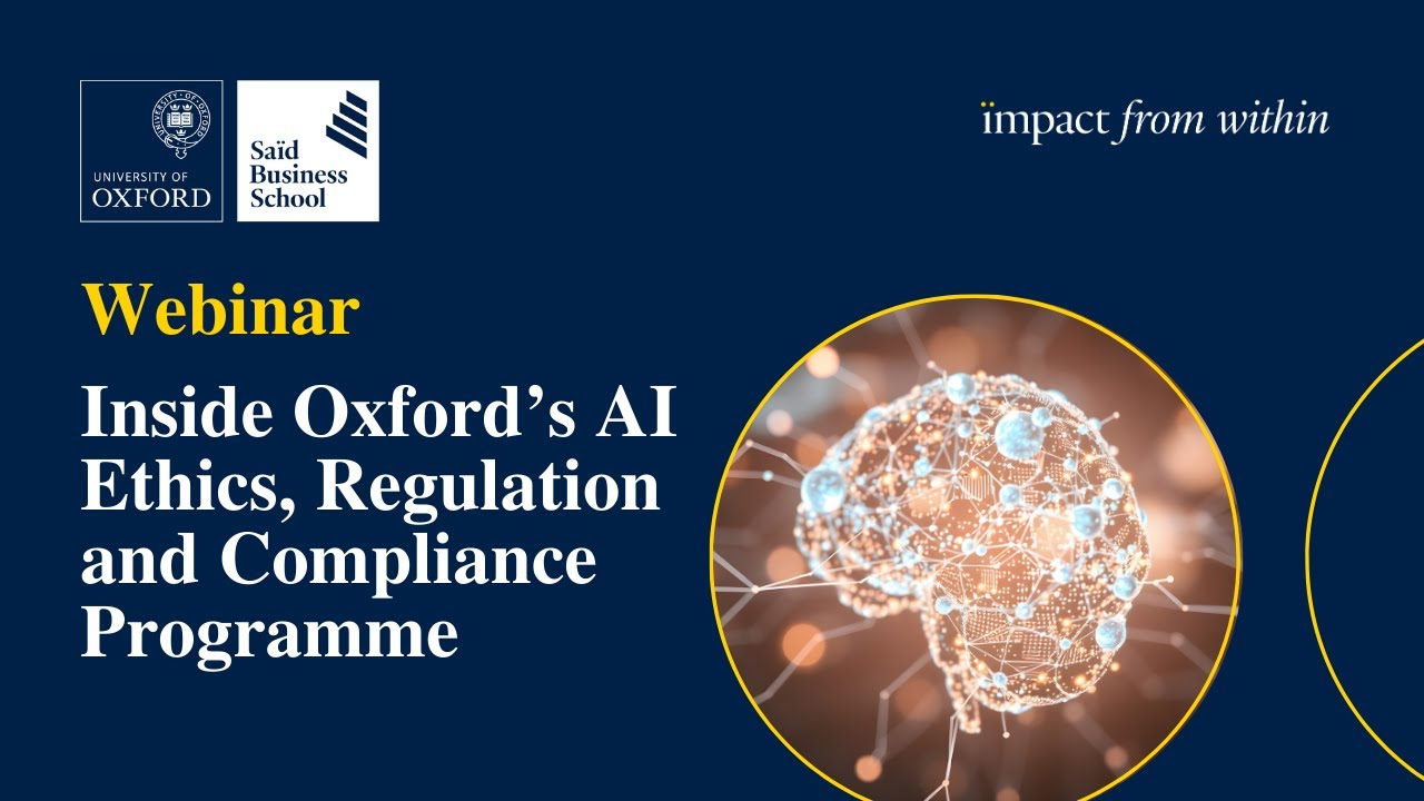 Inside the AI Ethics, Regulation and Compliance Programme