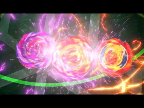 *DOUBLE PROMINENCE DIVE* Phenomeno Payne VS Ilya&Basara | Beyblade Burst DB Epsiode 41