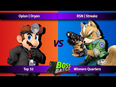 Oplon | Oryon (Dr. Mario) vs RSN | Streakz (Fox) - Winners Quarters (Top 32) - BOSS BATTLES: TR