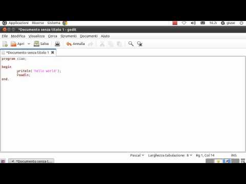 Programmare in C - Lezione 1