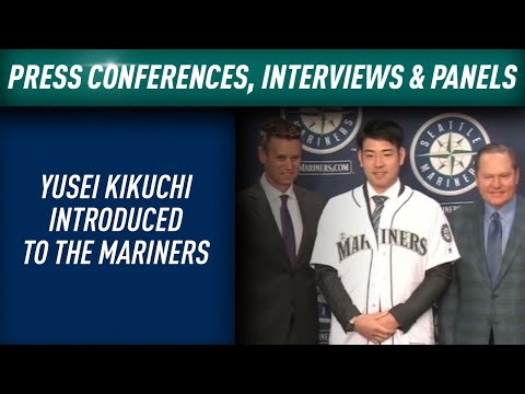Yusei Kikuchi Introduced to the Mariners