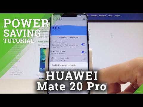 How to Enable Battery Saver on HUAWEI Mate 20 Pro - Power Saving Mode