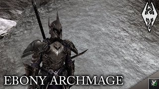 EBONY ARCHMAGE: Armor/Weapon Mod- Xbox Modded Skyrim Mod Showcase