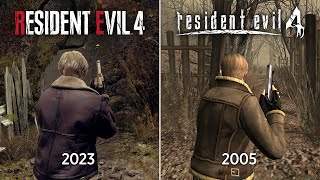 Resident Evil 4 Remake vs Original - Physics and Details Comparison