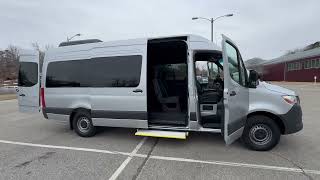 15 Passenger - Brand New Mercedes-Benz Sprinter Van 2025 Walk Through