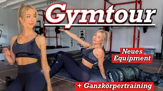 Mein Home Gym Equipment | GYMTOUR + Neues Tool für MEGA Kalorienverbrauch + Ganzkörpertraining