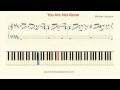 How To Play Piano: Michael Jackson "You Are Not ...