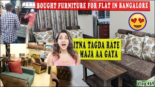 😍😍BOUGHT FURNITURE FOR FLAT IN BANGALORE | BEST RATES OF FURNITURES IN BANGALORE😍