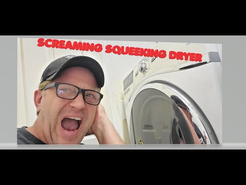 Loud Squeaking Dryer Fix |TRY THIS FIRST | DIY | Easy How To fix | Just USE OIL