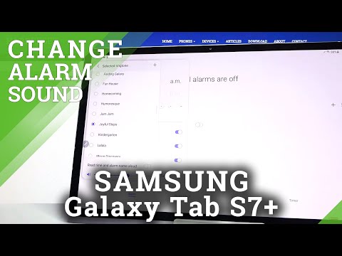 Samsung Galaxy Tab S7+ All Alarm Sounds - Check Alarm Sounds in Tab S7+