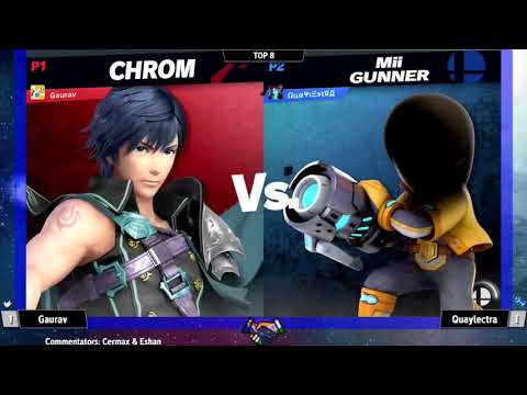 Gaurav (Chrom) vs Quaylectra (Byleth/Mii Gunner) - SSB India July 4