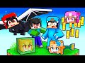Having a MONSTER FAMILY in Minecraft With Crazy Fan Girl!