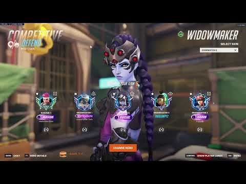 BUFF WIDOW! DAFRAN WIDOWMAKER OVERWATCH 2 GAMEPLAY SEASON 19 TOP 500