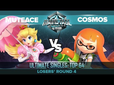 MuteAce vs Cosmos - Losers' Round 4: Ultimate Singles Top 64 - Mainstage | Peach vs Inkling
