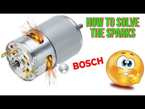 #bosch #diy Motor Not Working How to Repair a Burned DC Motor