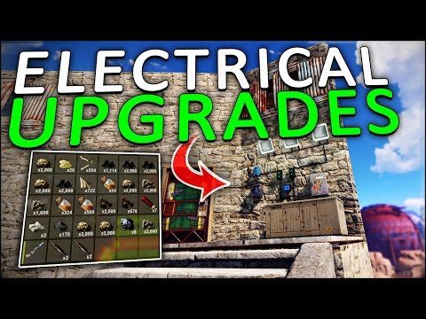 UPGRADING my BASE with ELECTRICITY! - Rust Solo #8
