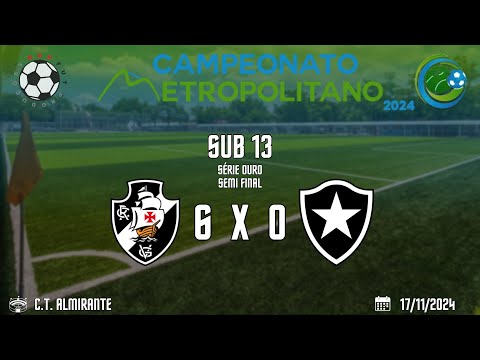Vasco da Gama x Botafogo ⚽Sub 13⚽ 🏆Metropolitano - Semi Final🏆 2024