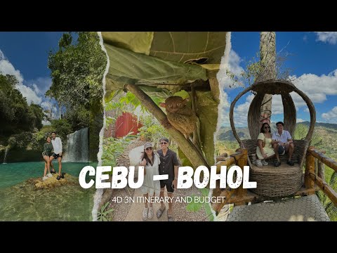 Exploring Cebu and Bohol for 4 Days and 3 Nights | City, South Cebu, Bohol Countryside I 2024