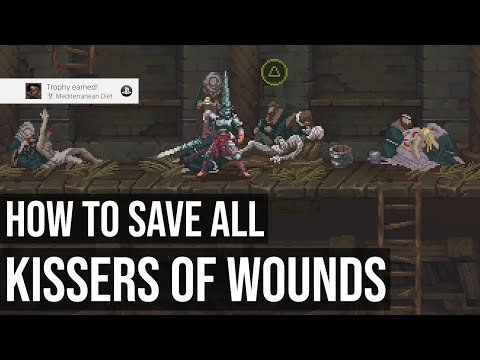 How To Save All Kissers of Wounds (Mediterranean Diet Trophy) - Blasphemous