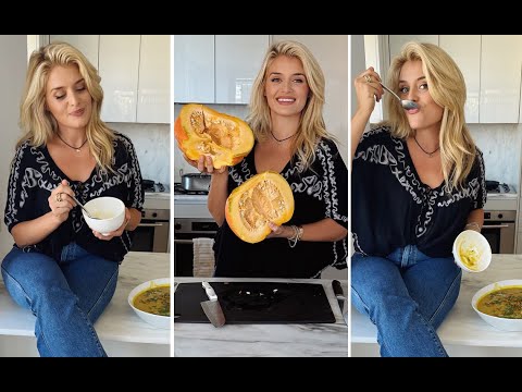 Lets Make Curried Roasted Pumpkin Soup 🎃