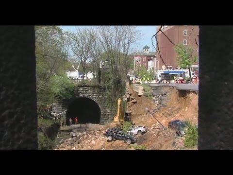 Residents suing after Baltimore street collapse