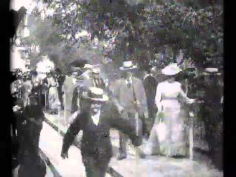 Historic Elevator Videos: Video of Looking at a Moving Walkway from 1900!