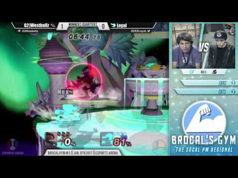 Brocal's Gym #3: Winners R3 ft. G2|Westballz (Falco) VS Loyal (Game n  Watch)