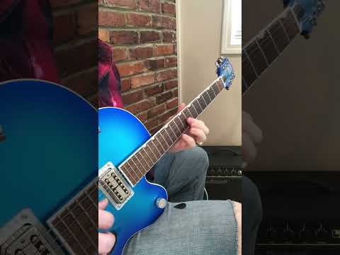 FAST BLUES GUITAR LICK on BRIAN SETZER GRETSCH HOT ROD | #shorts