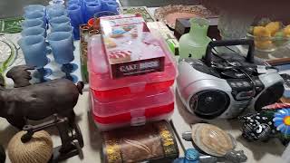 Auction of Tic Tacs, Paddywacks, Give-your-dog-a-bone sleds beds sheds gas cans trash cans oil cans,