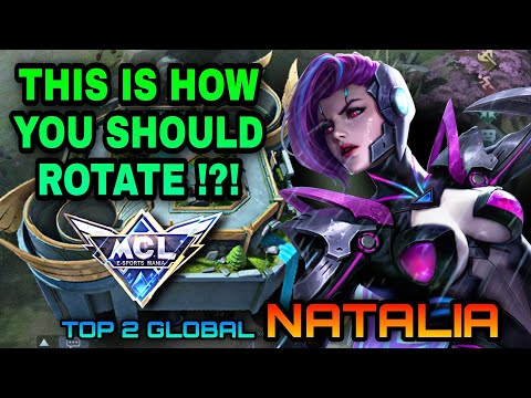 NON-STOP GODLY ROTATION IN MCL ?!? Top 2 Global Natalia Gameplay | Mobile Legends