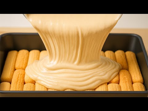 A new dessert in 5 minutes! The best Italian dessert I've ever eaten! No oven required!