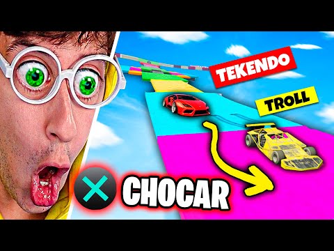Carrera TROLL vs HERMANO 😂!!! (Coches en Mega Rampa) - GTA 5 Online TEKENDO