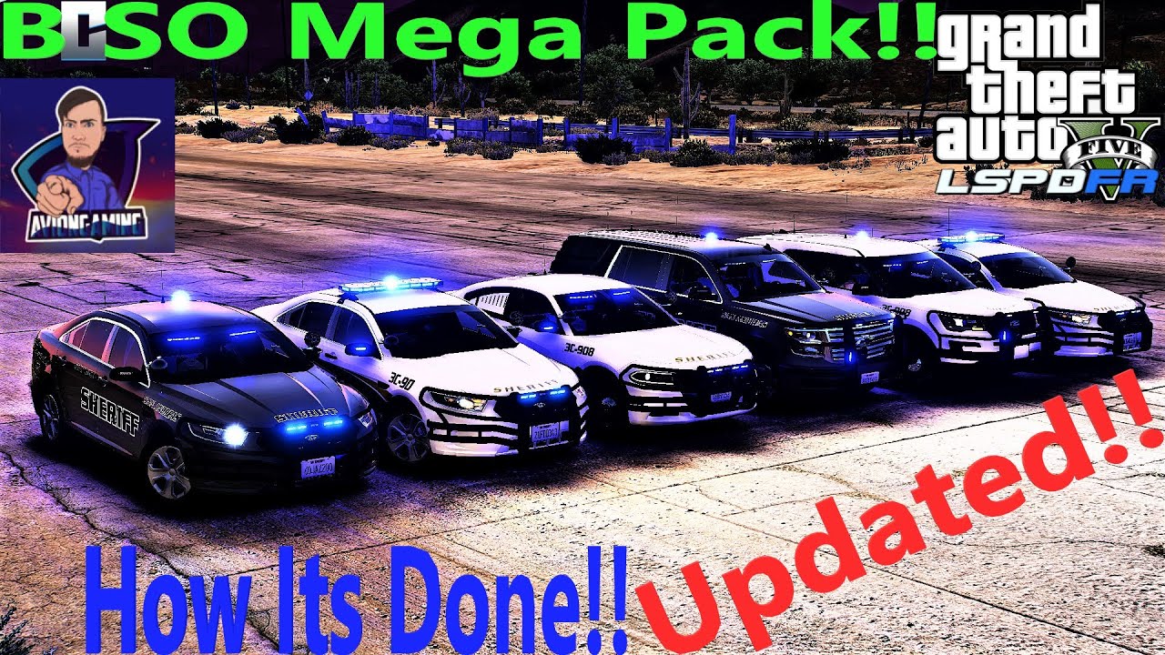 How To Install The New Updated BCSO Mega Pack! | #AvionGaming | #Tutorial | #criminaljusticeyoutube