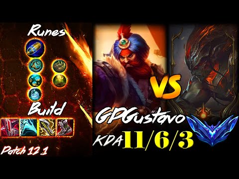 [ gpgustavo ] Gangplank vs Yasuo Top -  Season 12 - Diamond