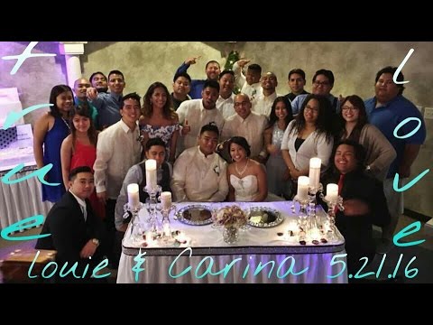 VLOG: 05/21/16 louie and carina wedding/ couples goal