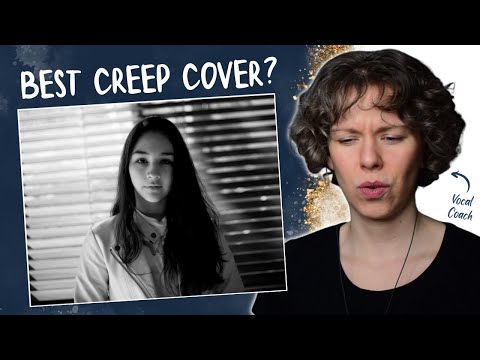 Vocal Coach reacts to Pau Villarreal from The Warning singing Creep by Radiohead