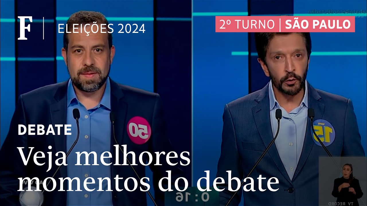 Nunes e Boulos trocam ataques em debate e resgatam suspeitas e insinuações contra adversários
