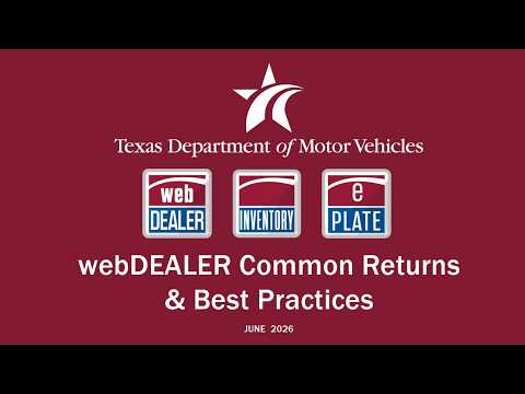 Webdealer Common Returns Best Practices