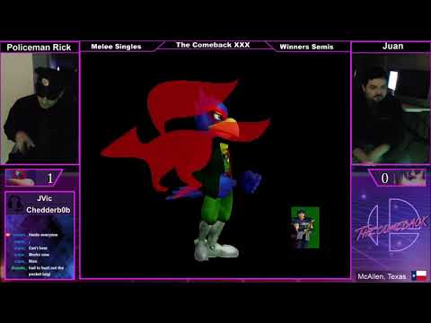 The Comeback 30 SSBM - Policeman Rick vs Juan - Winners Semis